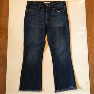 KanCan flare crop jeans